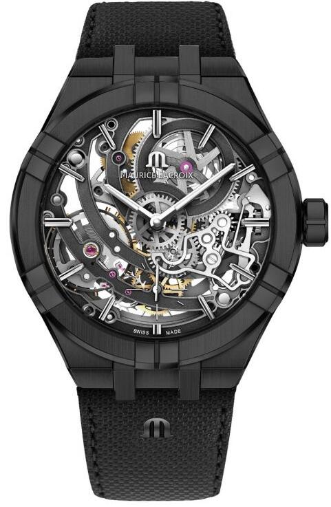 Maurice Lacroix AIKON Automatic Skeleton Manufacture AI6028-PVB01-030-1 Replica Watch